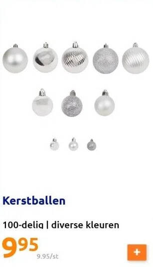 Kerstballen Aanbieding Bij Action