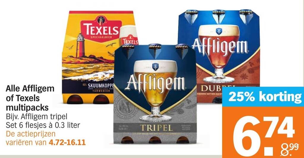 Alle Affligem Of Texels Multipacks X Liter Aanbieding Bij Albert Heijn