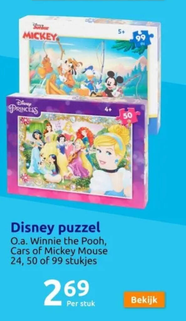 Disney Puzzel Aanbieding Bij Action