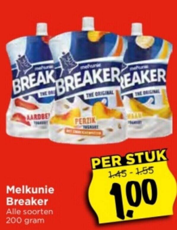 Melkunie Breaker Alle Soorten 200 Gram Aanbieding Bij Vomar Voordeelmarkt