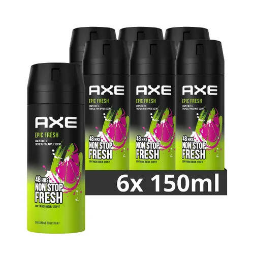 Axe Bodyspray Epic Fresh Deodorant Voor Heren Ml Pak Aanbieding