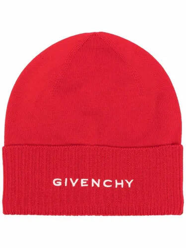 Givenchy Muts Met Geborduurd Logo Rood Aanbieding Bij Farfetch