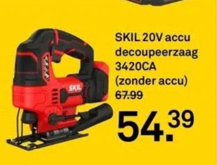 SKIL 20V Accu Decoupeerzaag 3420CA Zonder Accu Aanbieding Bij Karwei