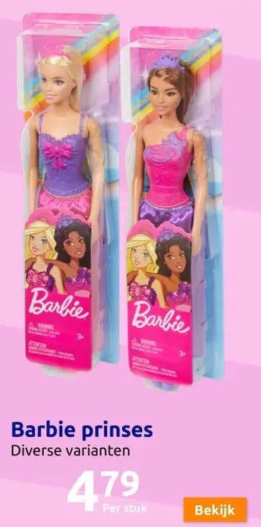 Barbie Prinses Aanbieding Bij Action