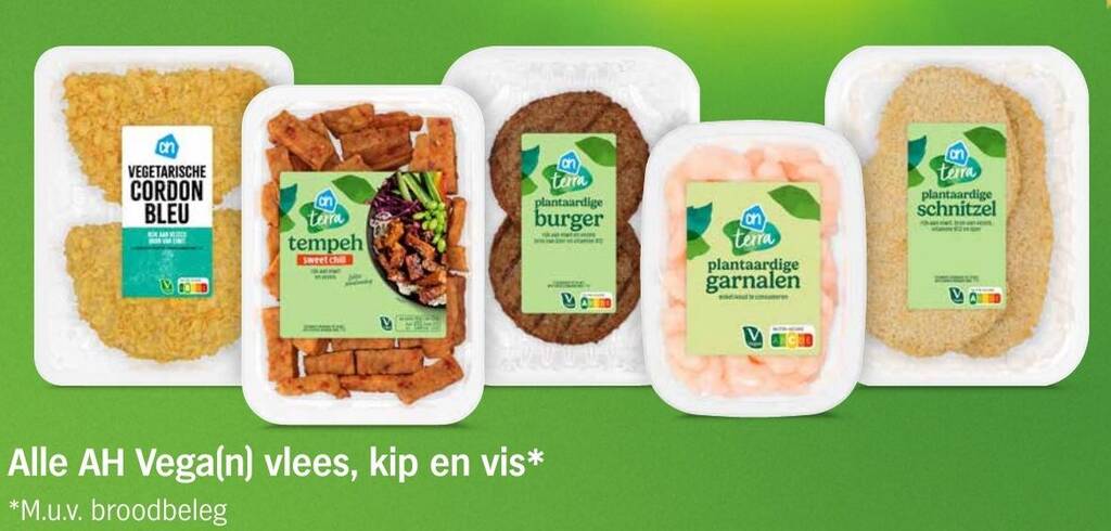 Alle AH Vega N Vlees Kip En Vis Aanbieding Bij Albert Heijn