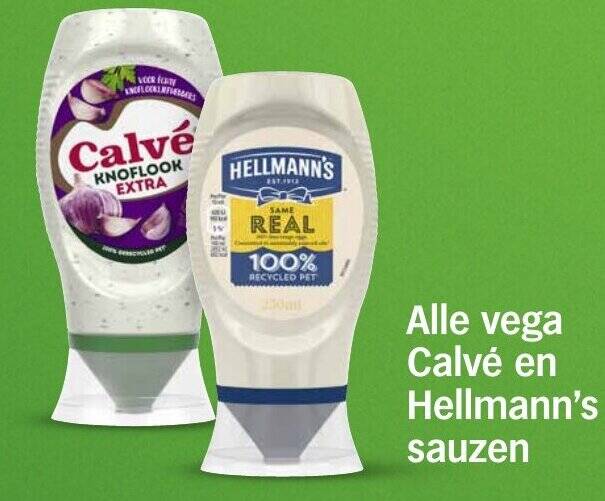 Alle Vega Calv En Hellmann S Sauzen Aanbieding Bij Albert Heijn