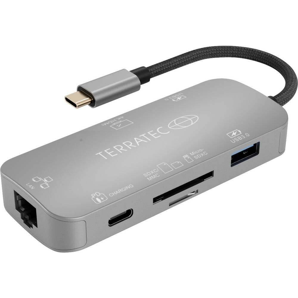 Terratec Connect C Usb C Usb Gen Multiport Hub Grijs