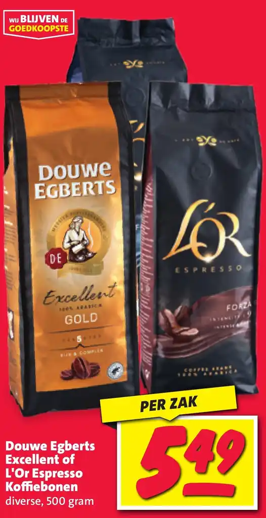 Douwe Egberts Excellent Of L Or Espresso Koffiebonen Diverse Gram