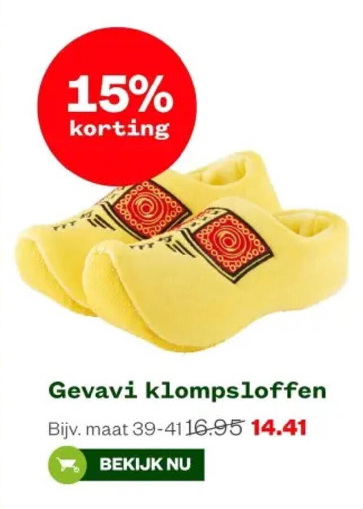 Gevavi Klompsloffen Aanbieding Bij Welkoop