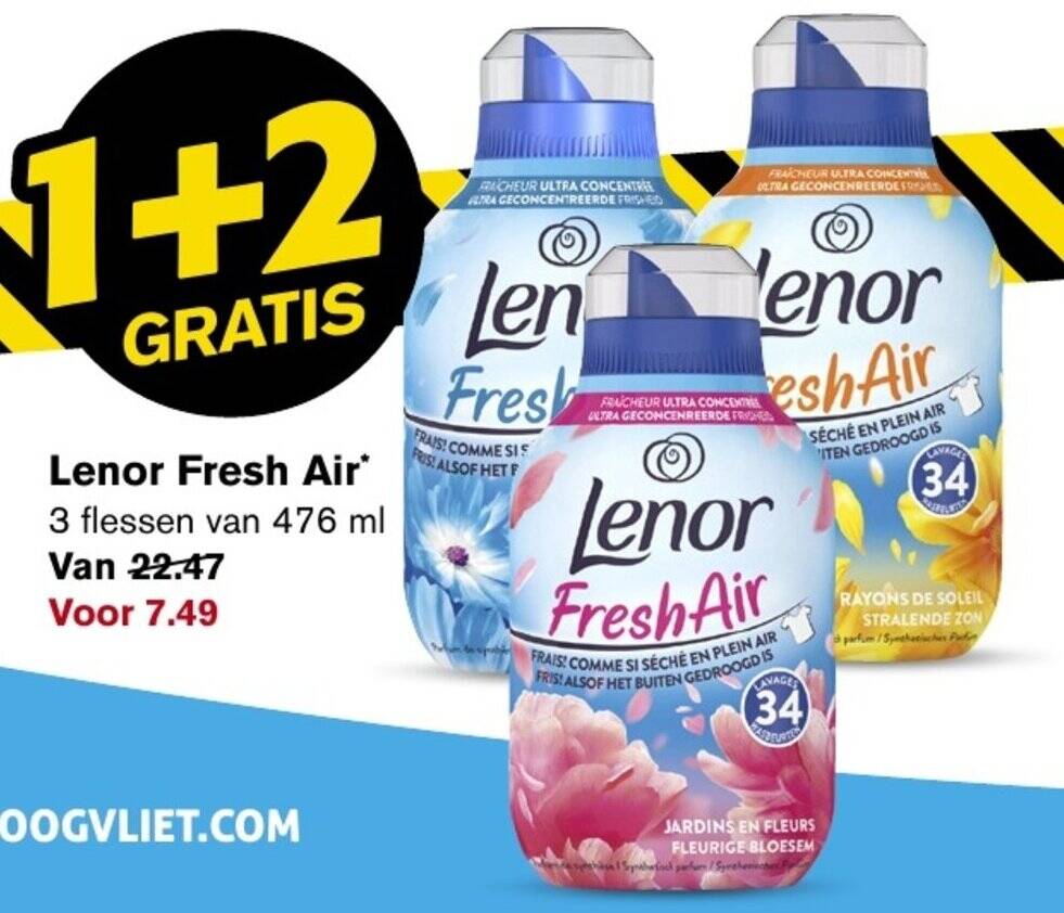 Lenor Fresh Air Aanbieding Bij Hoogvliet