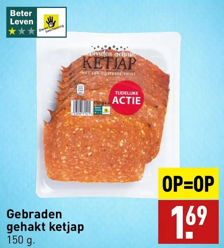 Gebraden Gehakt Ketjap 150g Aanbieding Bij ALDI