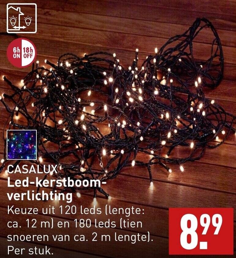 Casalux Led Kerstboom Verlichting Aanbieding Bij Aldi