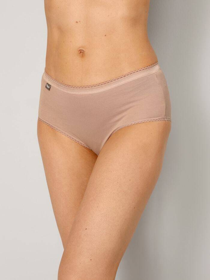 Midislips Per 3 Stuks Uit De Serie Cotton Stretch Playtex 3x Nude