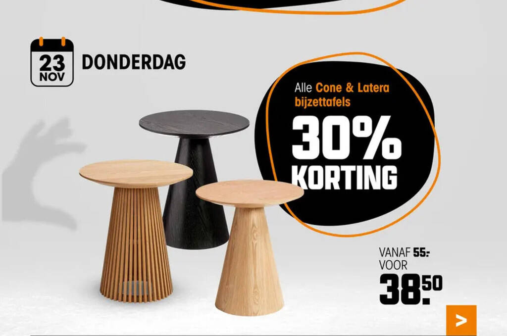 Alle Cone Latera Bijzettafels Aanbieding Bij Kwantum