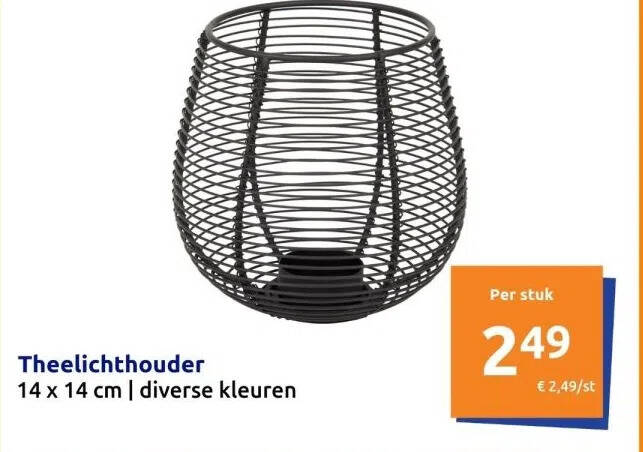 Theelichthouder Aanbieding Bij Action