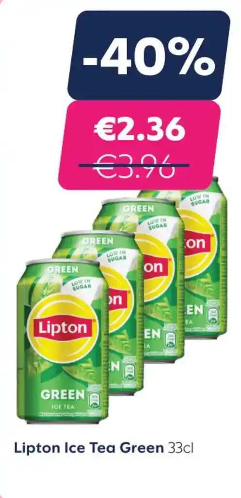 Lipton Ice Tea Green 33cl Aanbieding Bij Flink