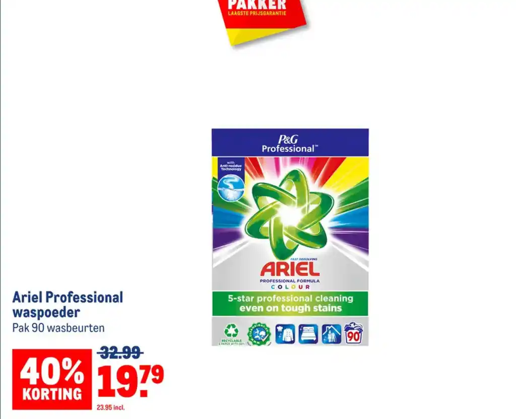 Ariel Professional Waspoeder Aanbieding Bij Makro