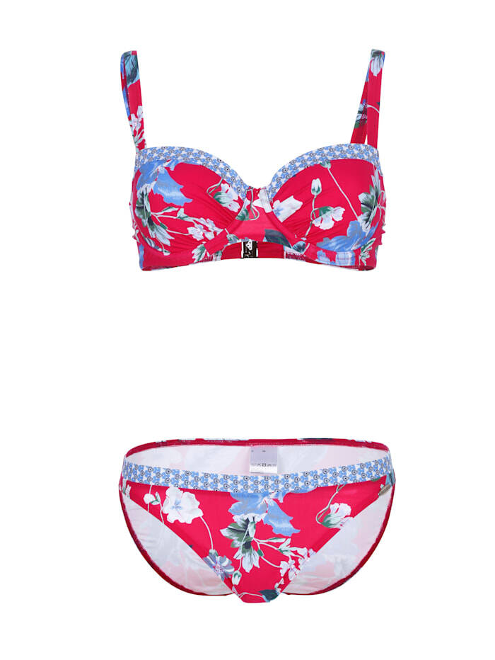 Bikini Met Contrastkleurige Rand Sunflair Pink Aanbieding Bij Klingel