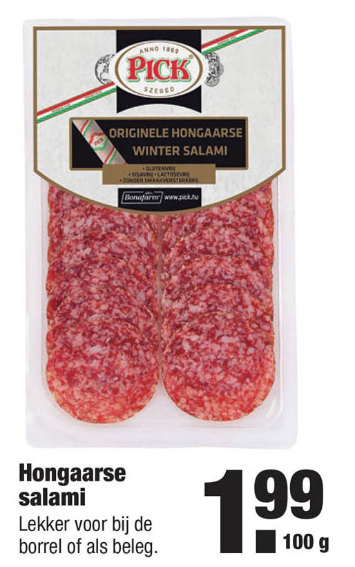 Hongaarse Salami 100 G Aanbieding Bij ALDI