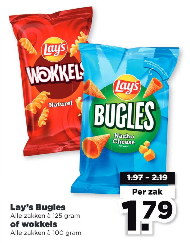 Lay S Bugles Alle Zakken Gram Aanbieding Bij Plus