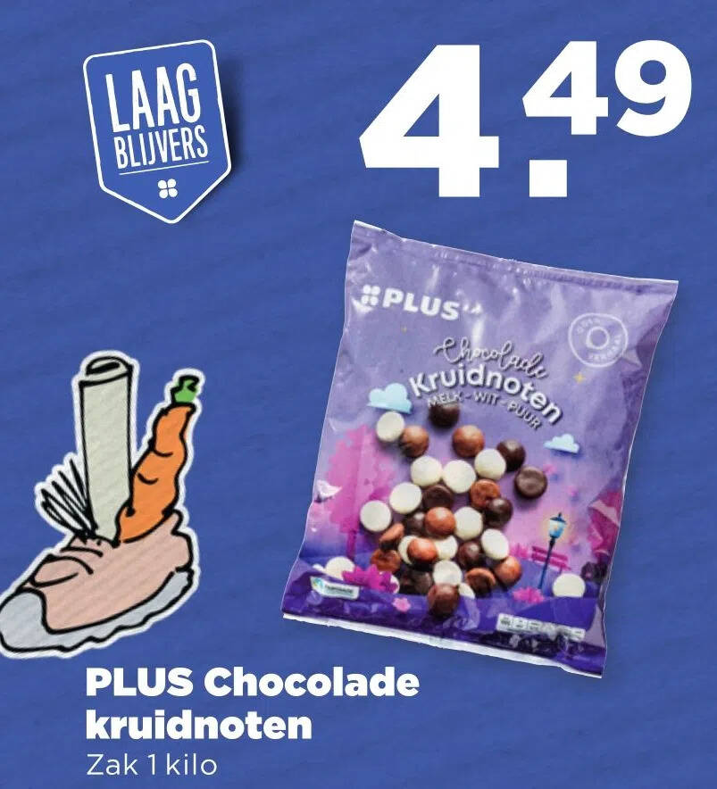 Plus Chocolade Kruidnoten Aanbieding Bij Plus