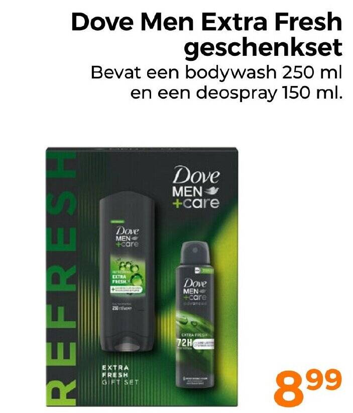 Dove Men Extra Fresh Geschenkset Aanbieding Bij Trekpleister