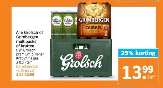 Alle Grolsch Of Grimbergen Multipacks Of Kratten Bijv Grolsch Premium