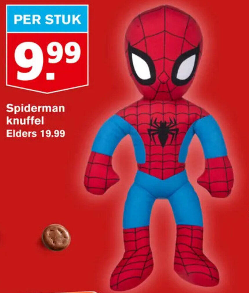 Spiderman Knuffel Aanbieding Bij Hoogvliet