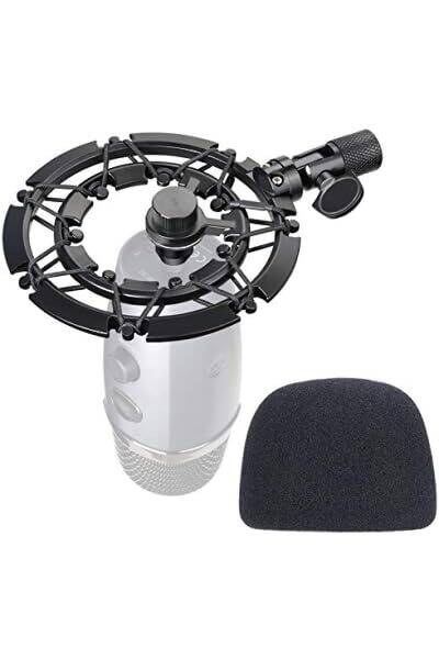 Blauwe Yeti Nano Shock Mount Met Pop Filter Legering Microfoon