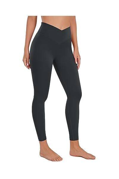 Crz Yoga Damskie Butterluxe Cross Waist Workout Legginsy Inches V