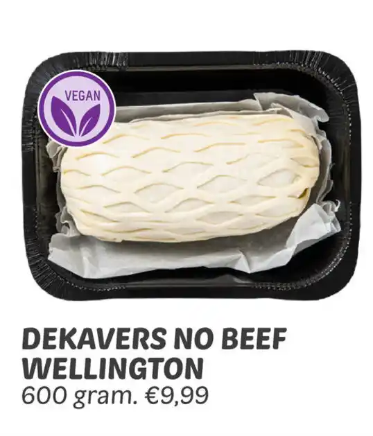 DEKAVERS NO BEEF WELLINGTON 600 Gram Aanbieding Bij Dekamarkt