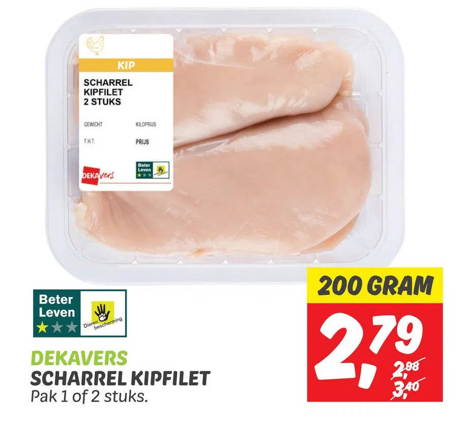 Dekavers Scharrel Kipfilet Aanbieding Bij Dekamarkt