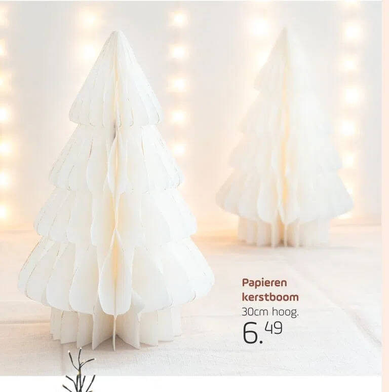 Papieren Kerstboom Aanbieding Bij Coppelmans