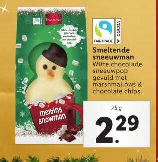 Smeltende Sneeuwman Aanbieding Bij Lidl