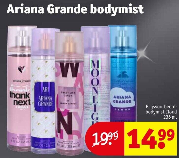 Ariana Grande Bodymist Aanbieding Bij Kruidvat