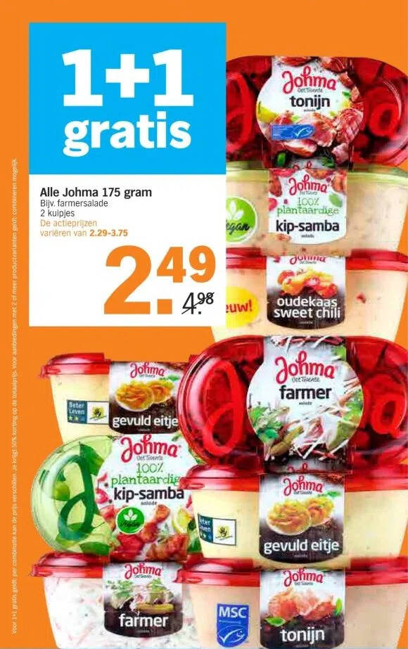 Alle Johma Gram Bijv Farmersalade Kulpjes Aanbieding Bij Albert