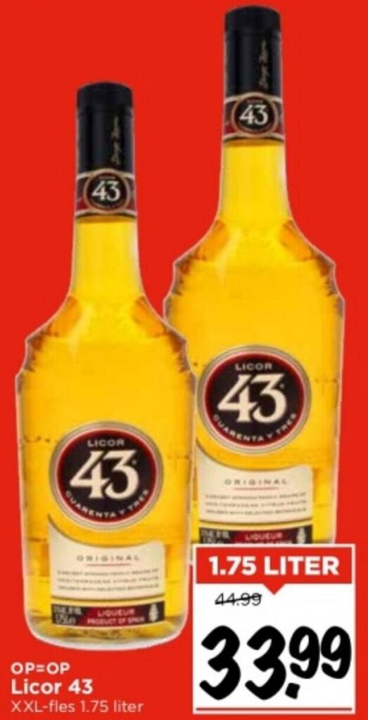 Licor Xxl Fles Liter Aanbieding Bij Vomar Voordeelmarkt