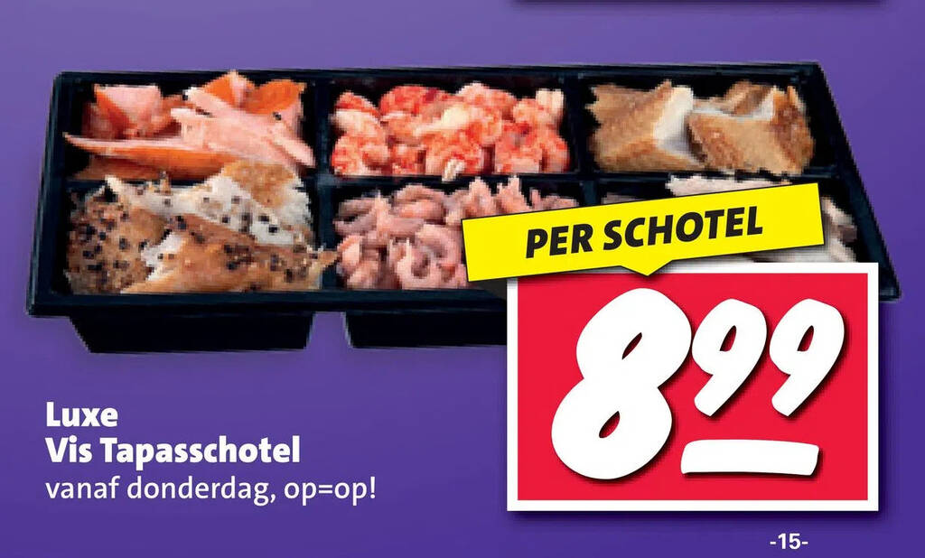 Luxe Vis Tapasschotel Aanbieding Bij Nettorama