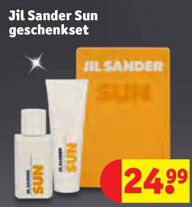 Jil Sander Sun Geschenkset Aanbieding Bij Kruidvat