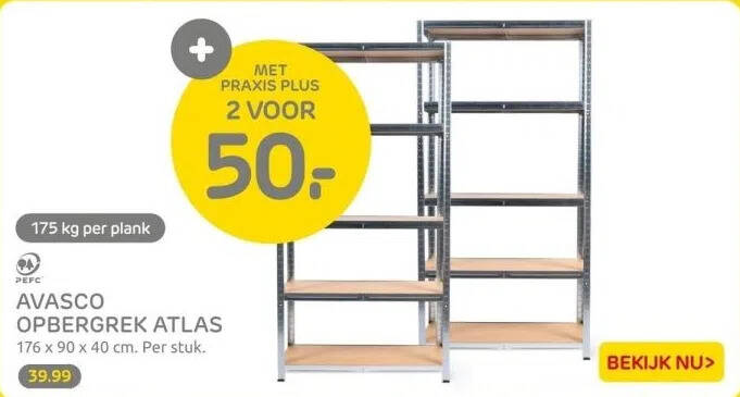 Avasco Opbergrek Atlas Aanbieding Bij Praxis