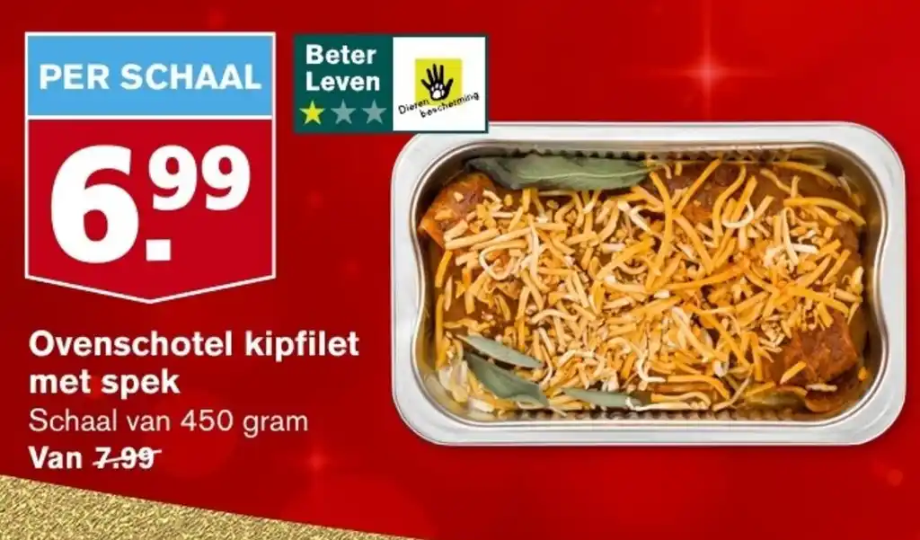 Ovenschotel Kipfilet Met Spek G Aanbieding Bij Hoogvliet