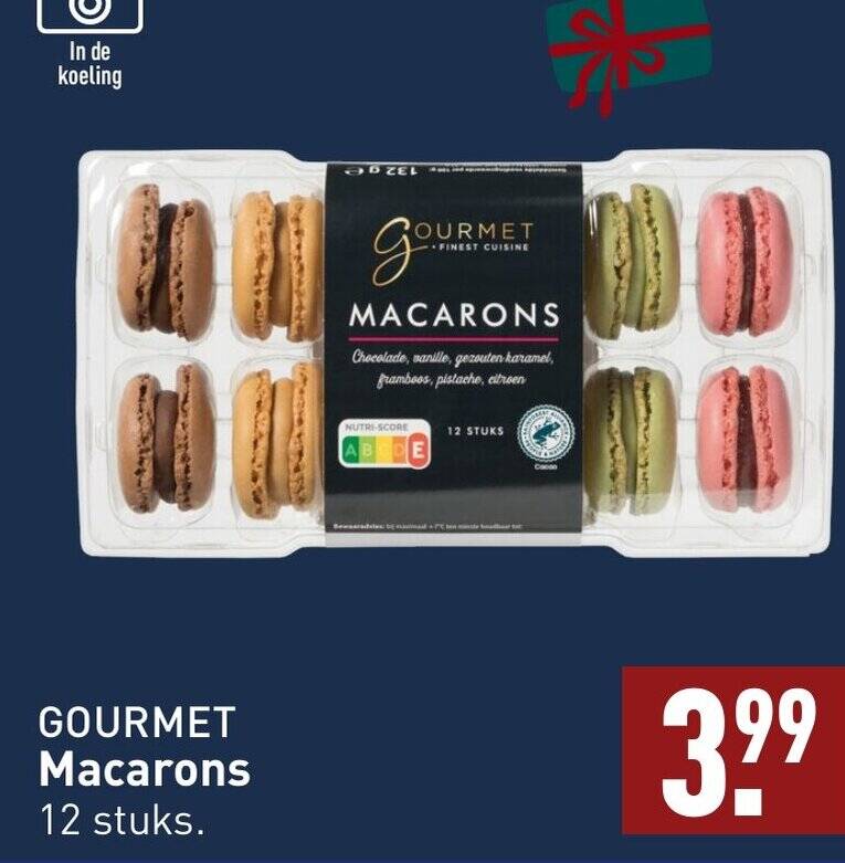 GOURMET Macarons 12 Stuks Aanbieding Bij ALDI