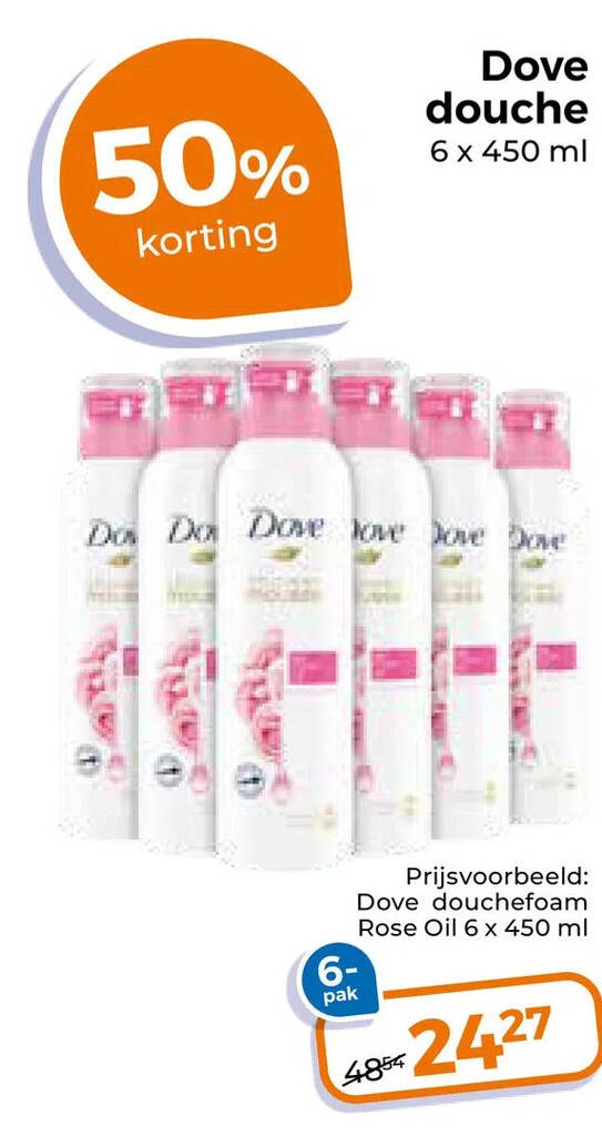 Dove Douche Aanbieding Bij Trekpleister