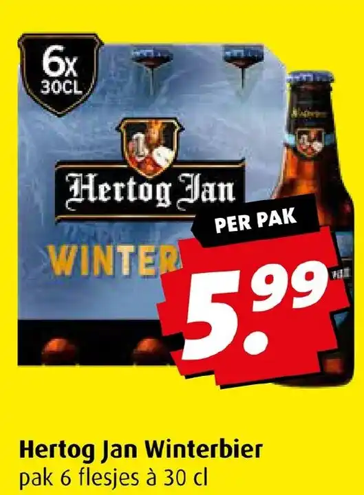 Hertog Jan Winterbier Pak Flesjes Cl Aanbieding Bij Boni