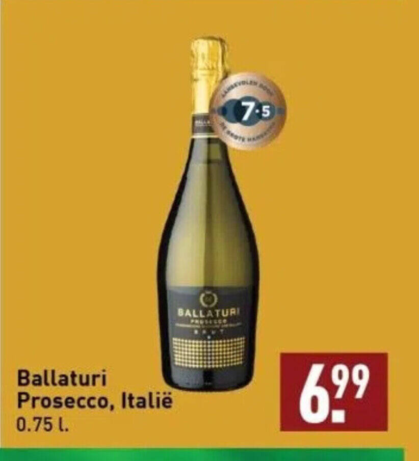 Ballaturi Prosecco Itali L Aanbieding Bij Aldi