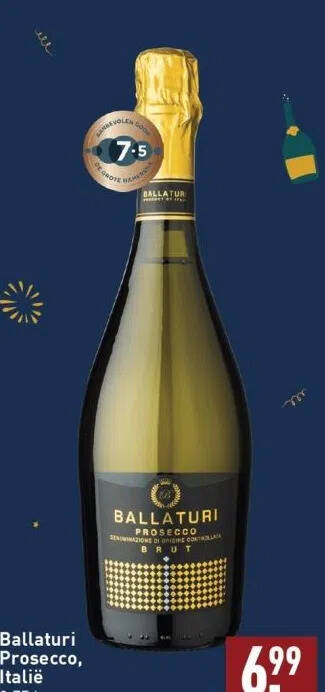 Ballaturi Prosecco Itali Aanbieding Bij Aldi