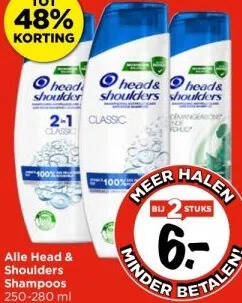 Alle Head Shoulders Shampoos Ml Aanbieding Bij Vomar