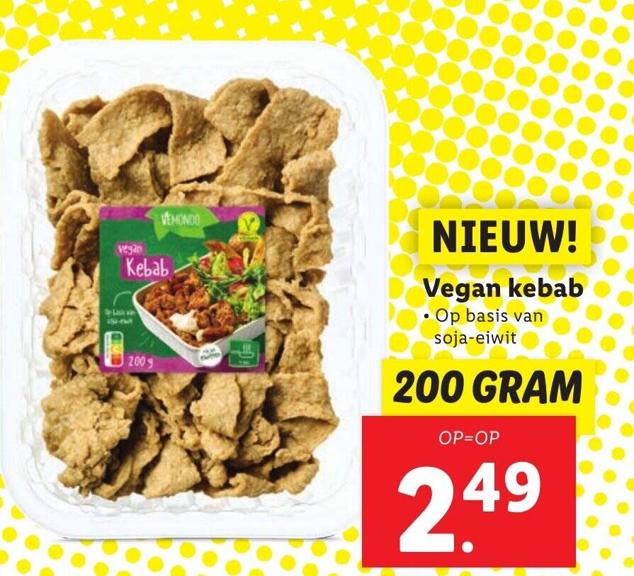 Vegan Kebab 200g Aanbieding Bij Lidl