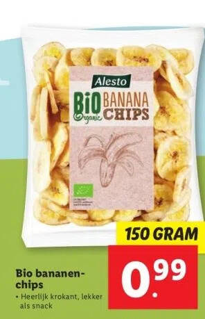 Bio Bananenchips Aanbieding Bij Lidl