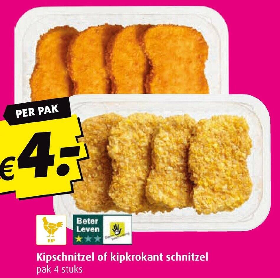 Kipschnitzel Of Kipkrokant Schnitzel Aanbieding Bij Boni